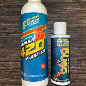 FORMULA 420 PLASTICS AND BLING GLASS CLEANER